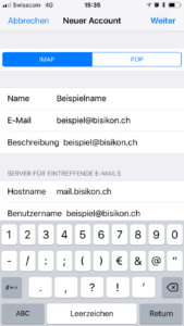 iPhone Neuer Account